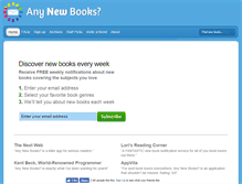 Tablet Screenshot of anynewbooks.com